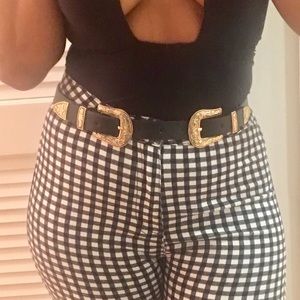 Western DOUBLE BUCKLE Belt